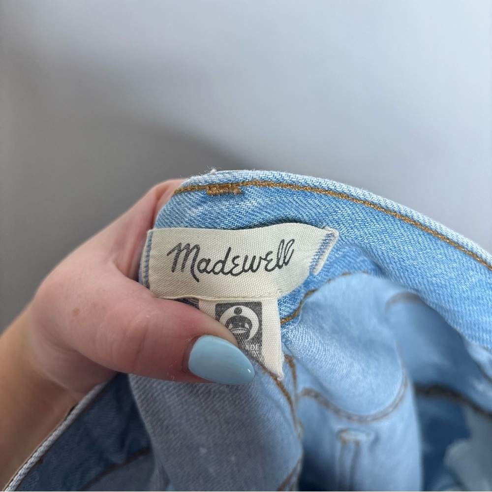 Madewell The Perfect Vintage Wide-Leg Crop Jean size 32 - Picture 8 of 15